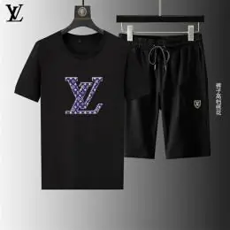 louis vuitton lv survetements manches courtes pour homme s_12062a0